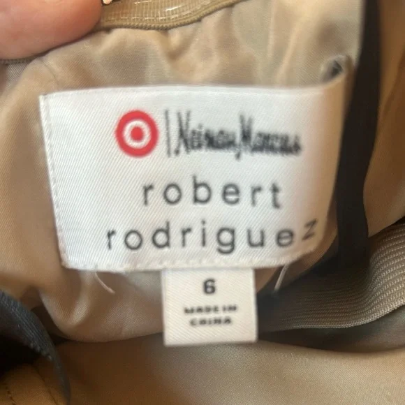 Neiman Marcus Target strapless, black lace whimsigoth holiday mini dress 6 - Picture 9 of 16